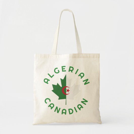 Tote Bag Racines algériennes canadiennes (Devant)