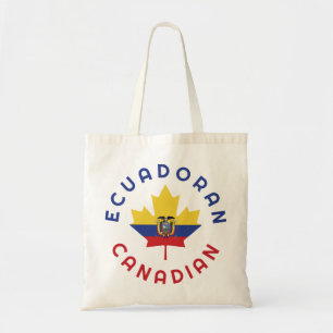 Tote Bag Racines équatoriennes canadiennes