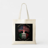 Tote Bag Racines italiennes de croissance américaine Italie (Dos)