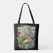 Tote Bag Radicalisé par l'esthétique de la décence élémenta (Dos)