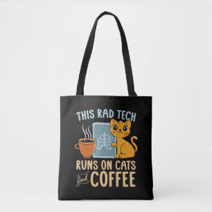 Tote Bag Radiologue Fonctionne Sur Les Chats Et Café Radiol