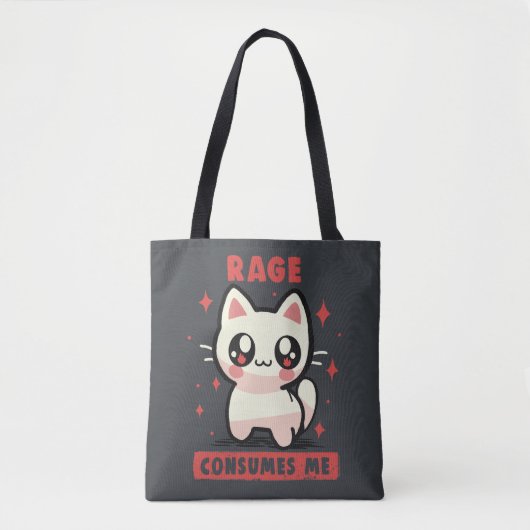 Tote Bag Rage me consomme (Devant)