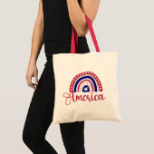 Tote Bag Rainbow America (Devant (produit))