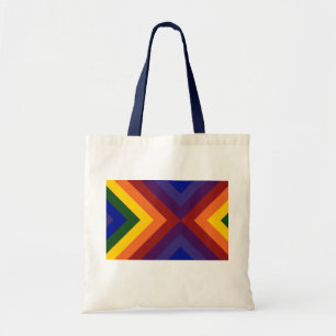 Tote Bag Rainbow Chevrons