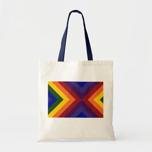 Tote Bag Rainbow Chevrons (Devant)