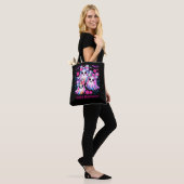 Tote Bag Rainbow Coquette Ghosts Hot Rose Halloween heureux (Sur le modèle)