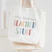 Tote Bag Rainbow Enseignant Stuff Enseignant Apprécier Cade