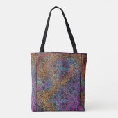 Tote Bag Rainbow Kaleidoscope Mandala (Dos)
