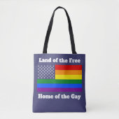 Tote Bag Rainbow LGBTQ American Pride Diversité Drapeau (Devant)