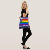 Tote Bag Rainbow LGBTQ American Pride Diversité Drapeau (Sur le modèle)