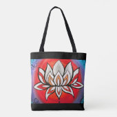 Tote Bag Rainbow Lotus Fourre-tout (Dos)