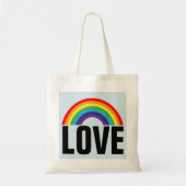 TOTE BAG RAINBOW LOVE FOURRE-TOUT (Devant)