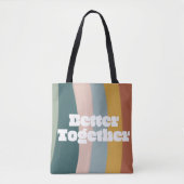 Tote Bag Rainbow Mieux Ensemble (Devant)