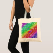 Tote Bag Rainbow Shellfish Motif Ajouter un nom (Devant (produit))
