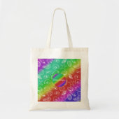 Tote Bag Rainbow Shellfish Motif Ajouter un nom (Devant)
