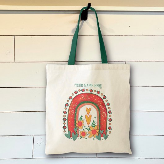 Tote Bag Rainbow Voir la bonne intégrité personnalisée