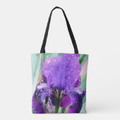 Tote Bag Raindrops sur iris - fourre-tout (Dos)
