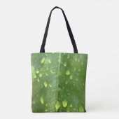 Tote Bag Raindrops sur une feuille (Dos)