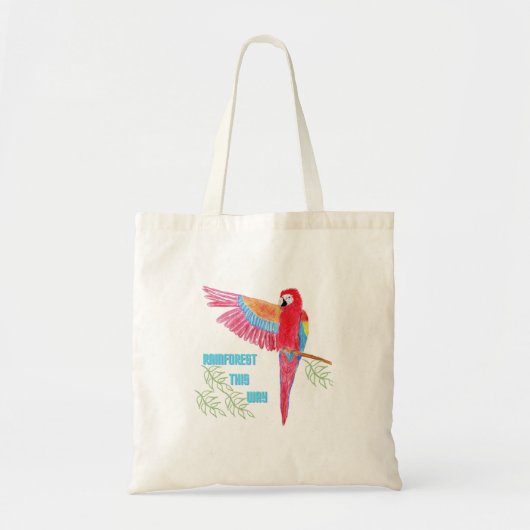 Tote Bag Rainforest de cette façon (Devant)