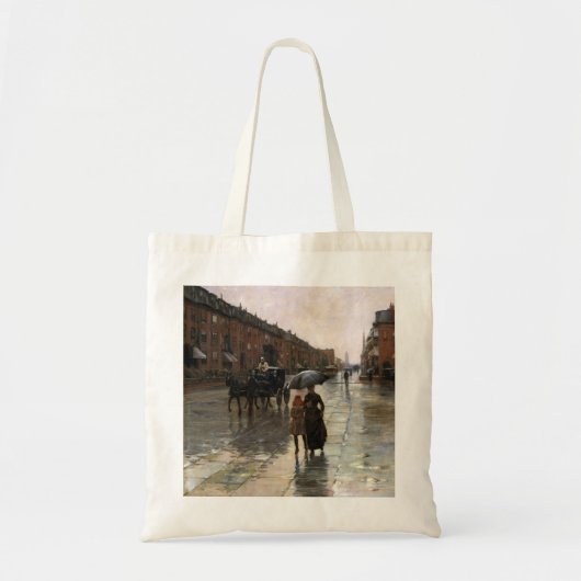 Tote Bag Rainy Day, Boston par Frederick Childe Hassam (Devant)