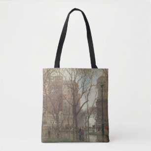 Tote Bag Rainy Day, Carré de Madison, New York, Paul Cornoy