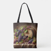 Tote Bag Raisins et vin vie morte (Dos)