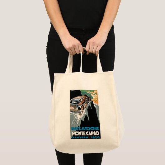 Tote Bag Rallye Automobile Monte Carlo (Devant (produit))