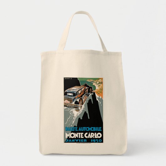 Tote Bag Rallye Automobile Monte Carlo (Devant)