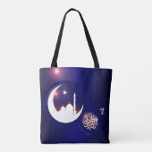 Tote Bag Ramadan Mosque à Crescent Moon (Dos)
