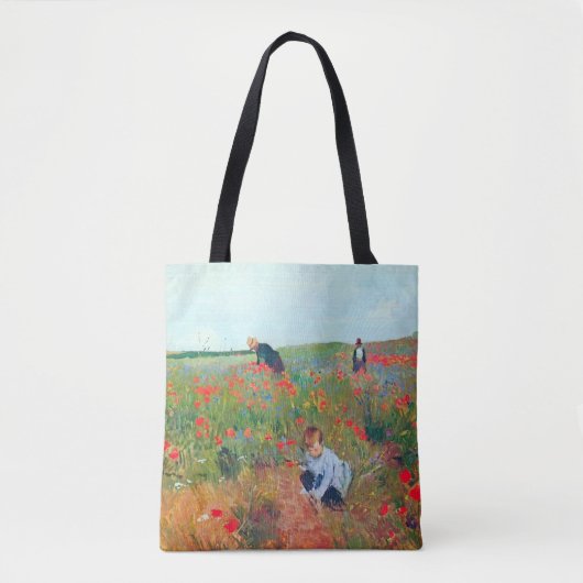Tote Bag Ramasser les fleurs dans un champ, Mary Cassatt (Devant)