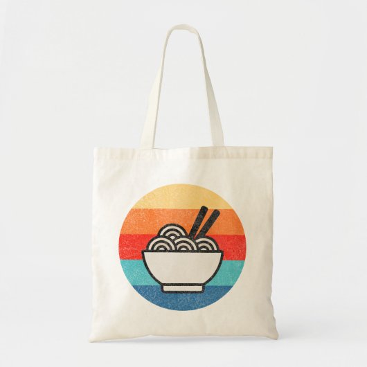 Tote Bag Ramen de style rétro (Devant)