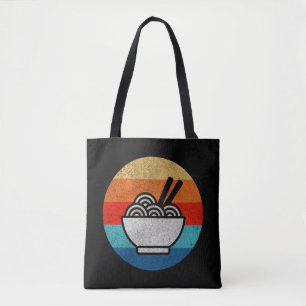 Tote Bag Ramen de style rétro