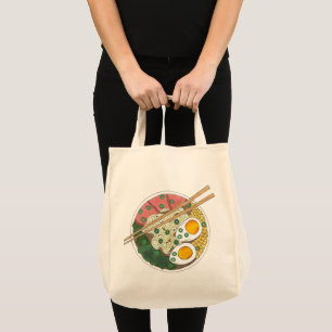 Tote Bag Ramen Noodles Bowl Restauration Japonaise Foin