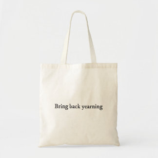 Tote Bag Ramenez l'esthétique romantique poétique nostalgiq