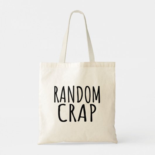 Tote Bag Random Crap Pour Toute La Merde (Dos)