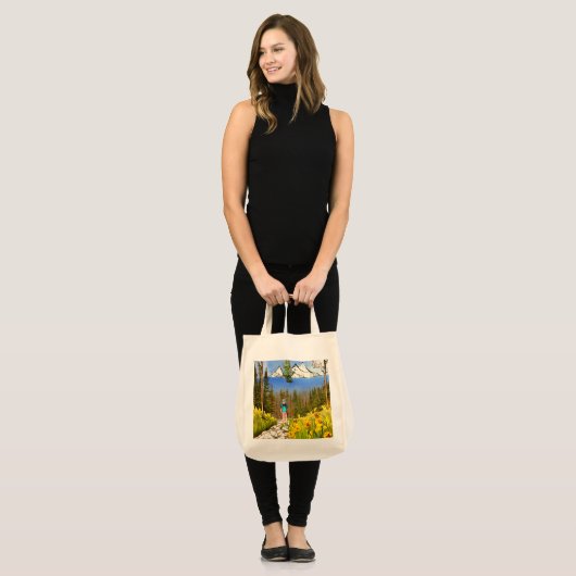 Tote Bag Randonnée en nature (Devant (modèle))