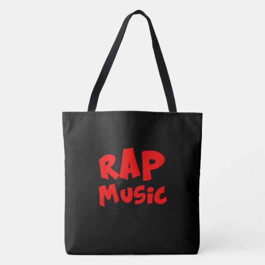 Tote Bag Rap music (Devant)