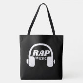 Tote Bag Rap music (Devant)