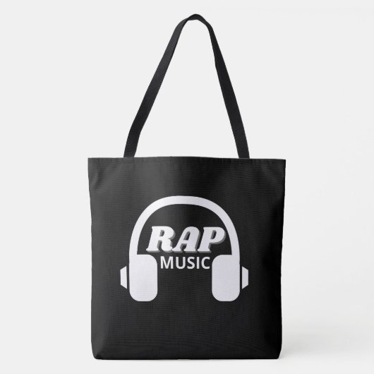 Tote Bag Rap music (Devant)