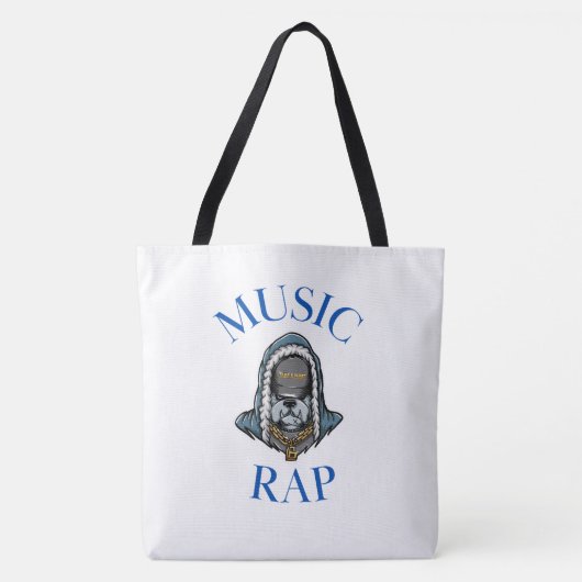 Tote Bag Rap music (Devant)