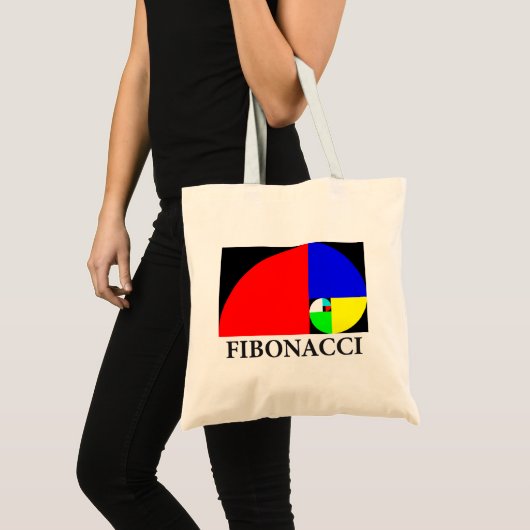 Tote Bag Rapport d'or, spirale de Fibonacci (Devant (produit))