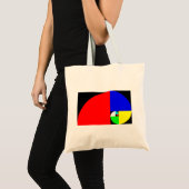 Tote Bag Rapport d'or, spirale de Fibonacci (Devant (produit))