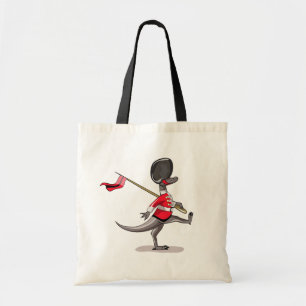 Tote Bag Raptor Habillé En Garde Britannique.