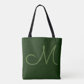 Tote Bag raquettes de tennis vertes (Dos)