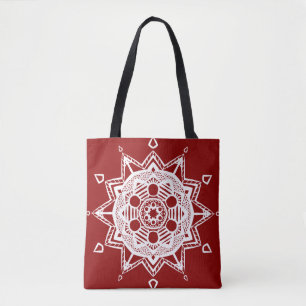 Tote Bag Raspberry Mandala