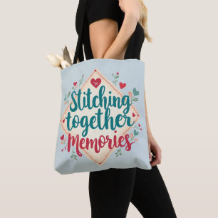 Tote Bag Rassembler les souvenirs L'art de la broderie