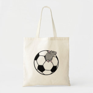 Tote Bag Rat avec balle de football