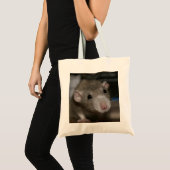 Tote Bag Rat curieux (Devant (produit))