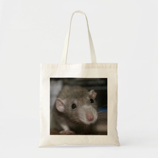 Tote Bag Rat curieux (Devant)