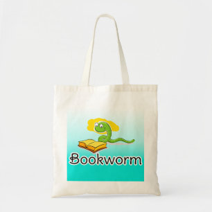 Tote Bag Rat de bibliothèque mignon w/Glasses